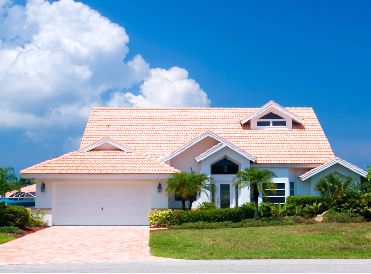 white home with orange roof tiles jacksonville fl